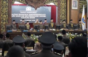 Gelar Paripurna HUT Jambi ke 69, DPRD Provinsi Jambi Paparkan Capaian Kinerja