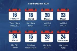 Presiden Tetapkan 8 Hari Cuti Bersama Bagi ASN Sepanjang 2026, Ini Daftarnya