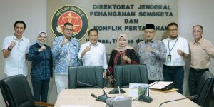 Sambangi Kementrian ATR/BPN, Pansus Zona Merah Pertamina Dapat Dukungan Penuh