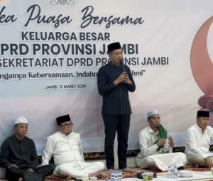 Buka Puasa Bersama DPRD Jambi, Hafiz Fattah Ajak Pererat Silaturahmi Jelang Idul Fitri