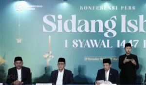 Pemerintah Tetapkan 1 Syawal 1447 H Jatuh Pada 21 Maret, Lebaran Hari Sabtu