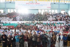 Belasan Ribu Pelajar Jambi Deklarasi Tolak IRET, TCC dan Bullying