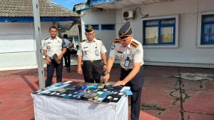 Lapas Jambi Musnahkan Puluhan Ponsel Hasil Razia Blok Hunian Warga Binaan