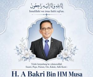 Kabar Duka! Anggota DPR RI Asal Jambi H A Bakri Tutup Usia