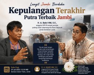 Sosok H. A. Bakri di Kalangan Wartawan Bukan Sekadar Politisi