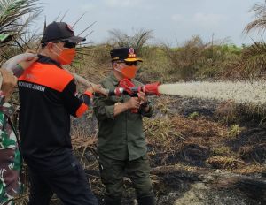 Ikut Padamkan Karhutla di Air Merah, Gubernur: Lahan Gambut Sulit Dipadamkan