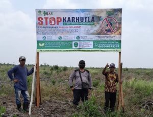 Upaya PT SAS Selamatkan Hutan Lindung Gambut Londerang dari Karhutla